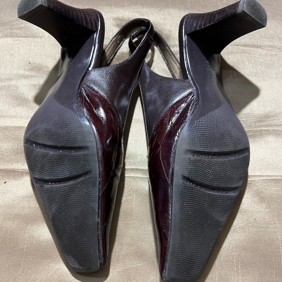 Liz Claiborne brown sling backs size 8 Medium - Picture 5 of 8